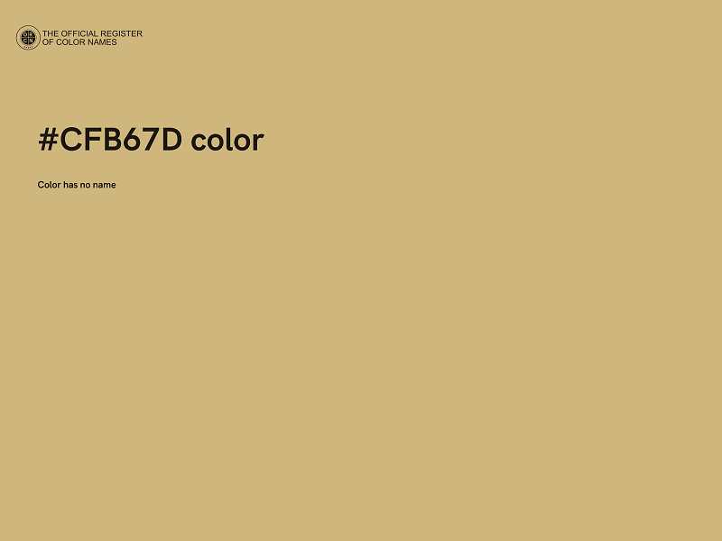 #CFB67D color image