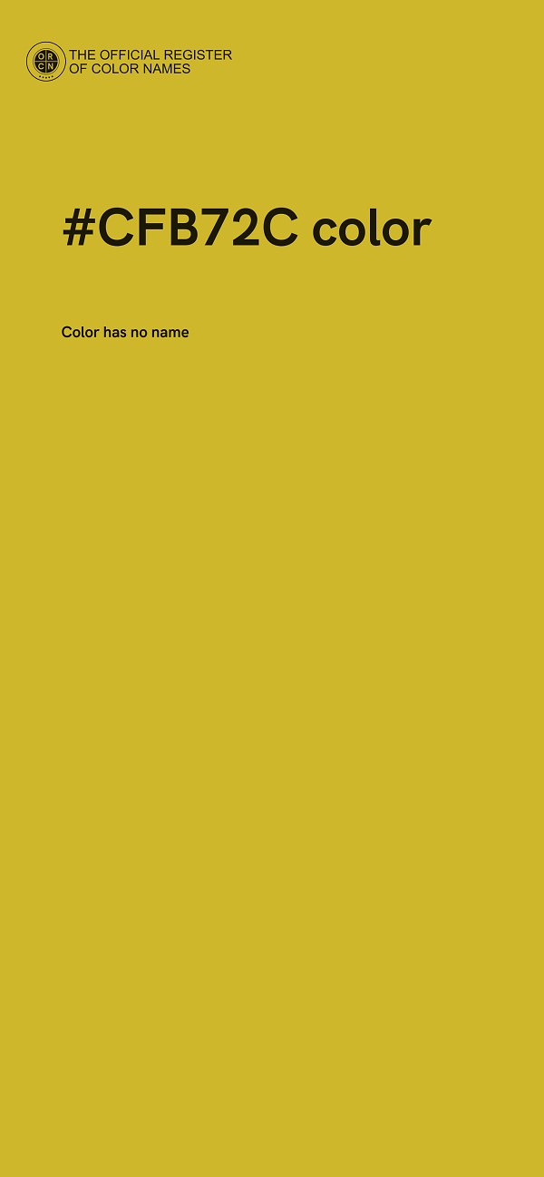 #CFB72C color image