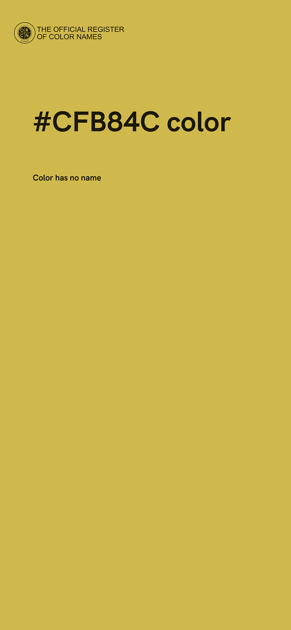 #CFB84C color image