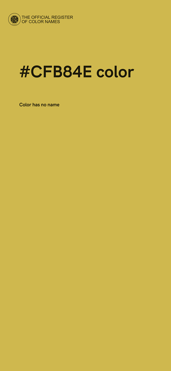 #CFB84E color image