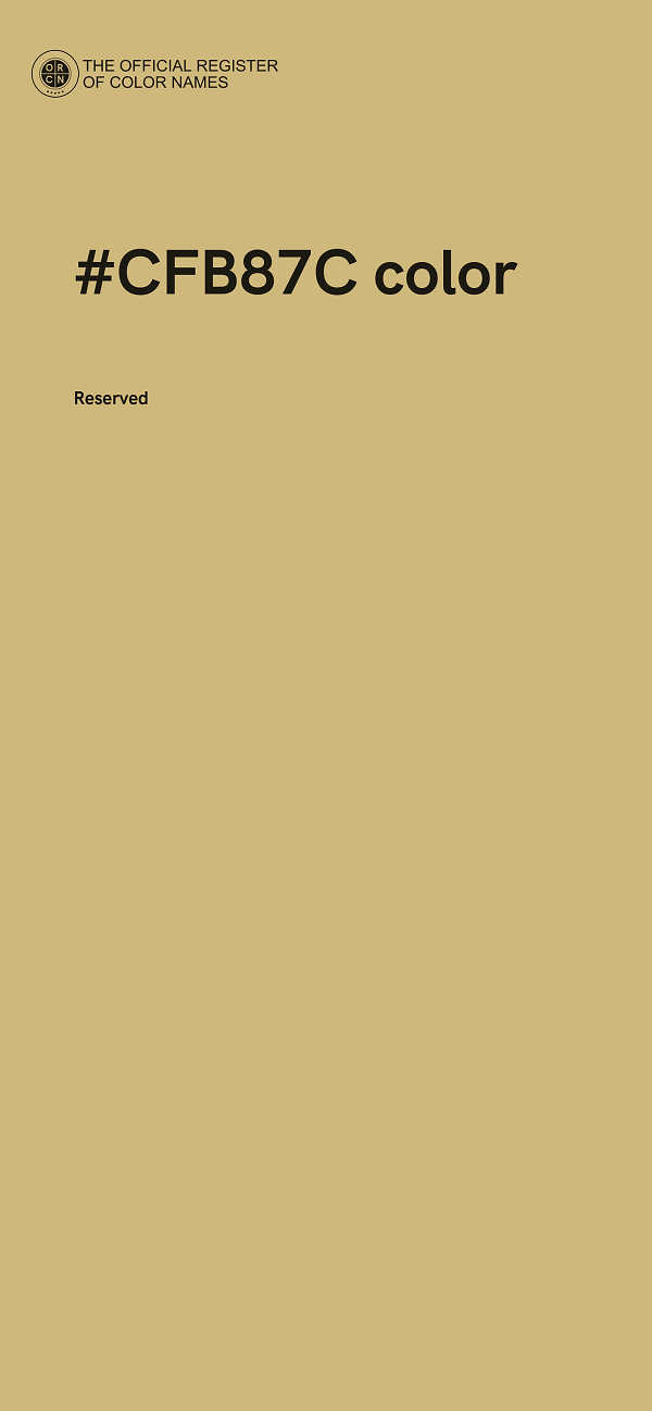 #CFB87C color image
