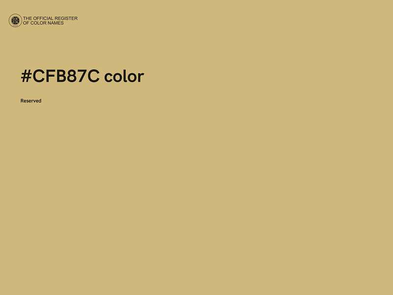 #CFB87C color image