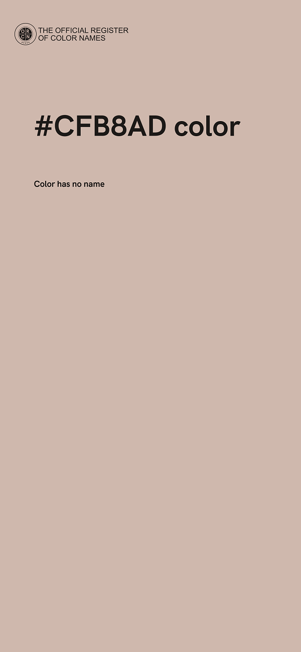 #CFB8AD color image