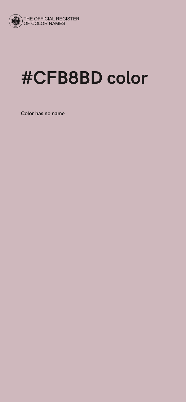 #CFB8BD color image