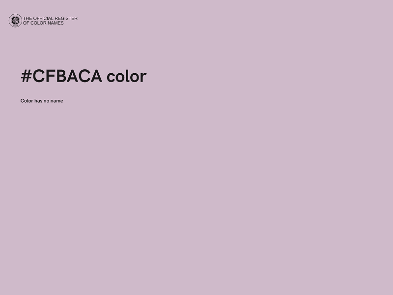 #CFBACA color image