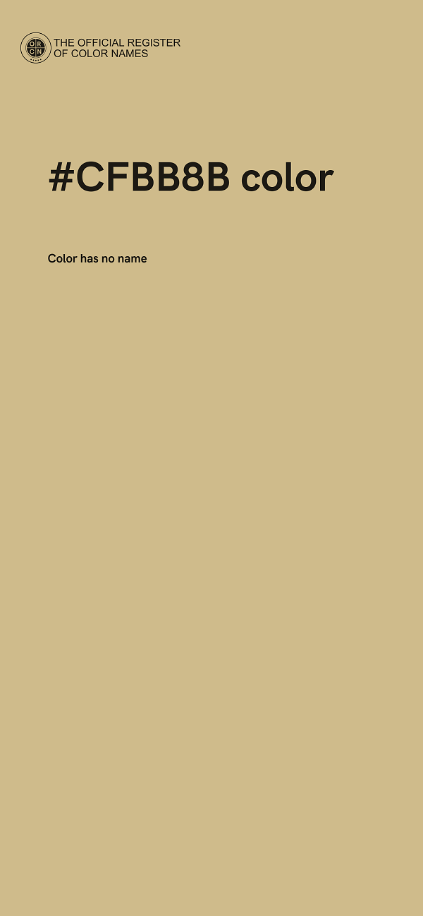 #CFBB8B color image
