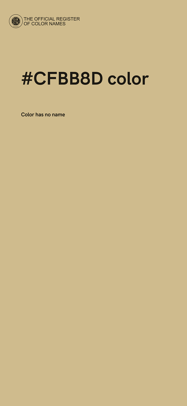 #CFBB8D color image