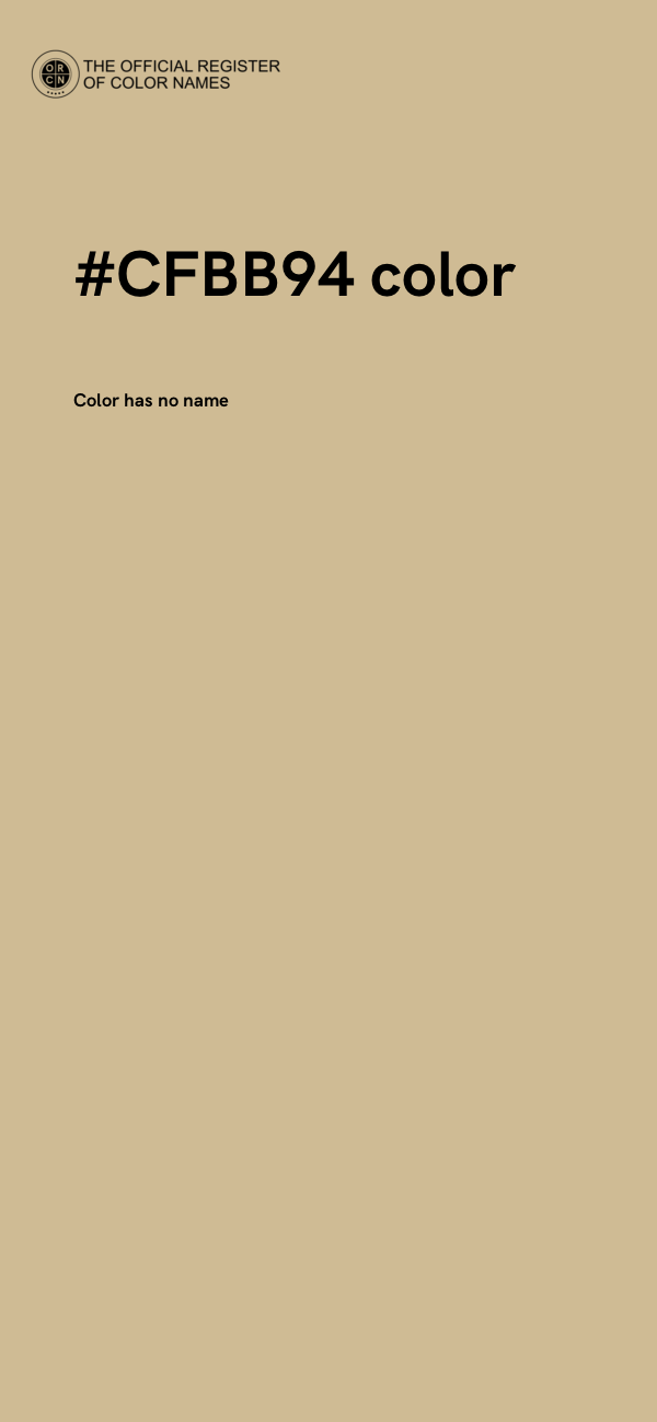 #CFBB94 color image