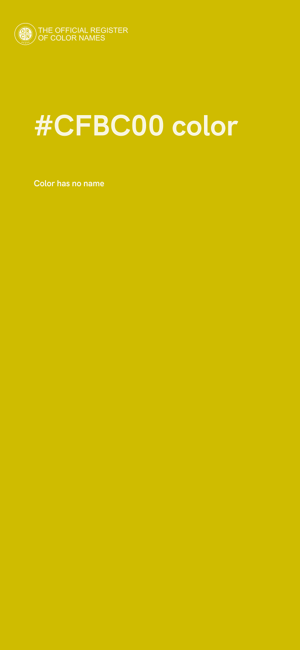 #CFBC00 color image
