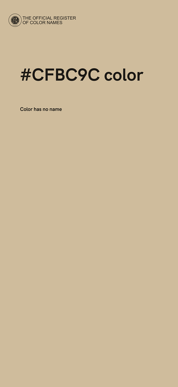 #CFBC9C color image