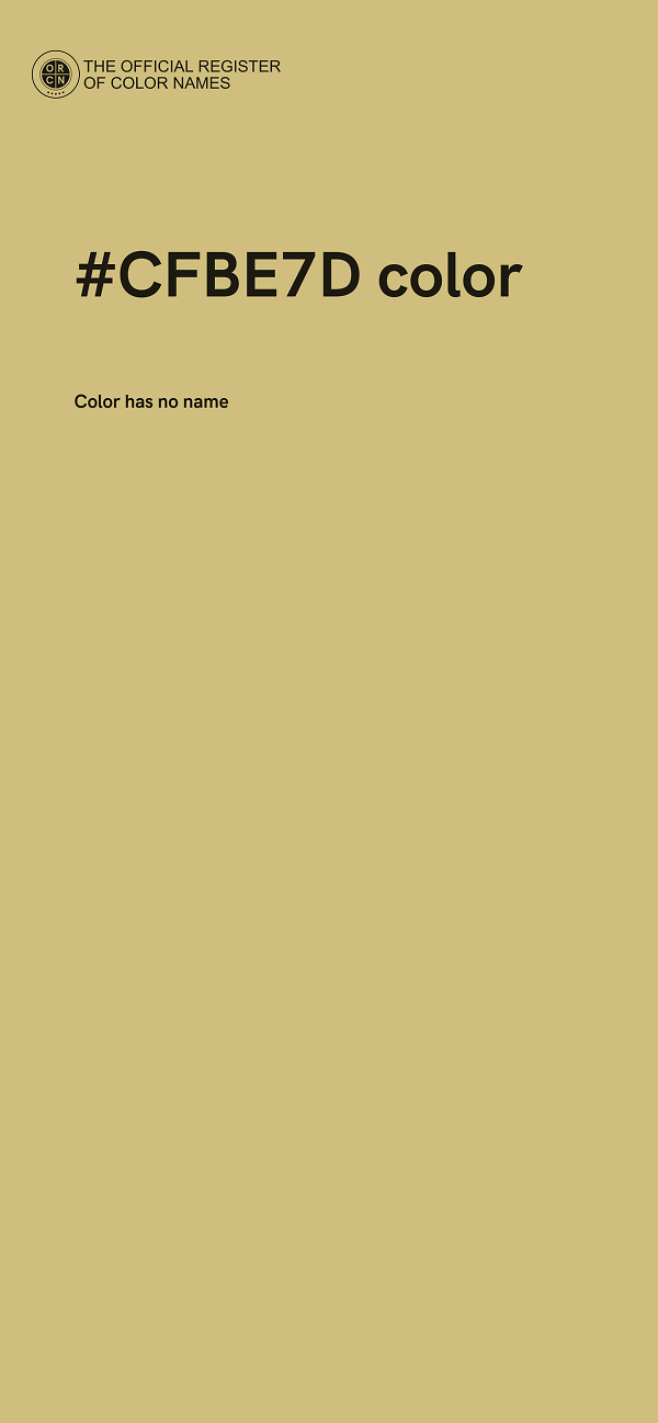 #CFBE7D color image