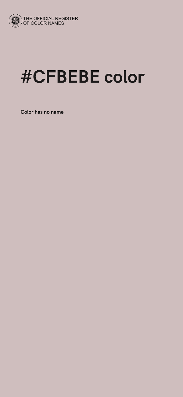 #CFBEBE color image
