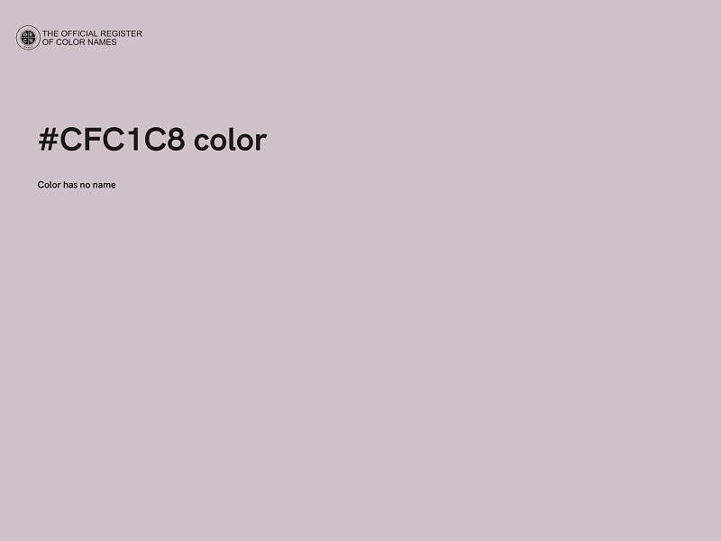 #CFC1C8 color image