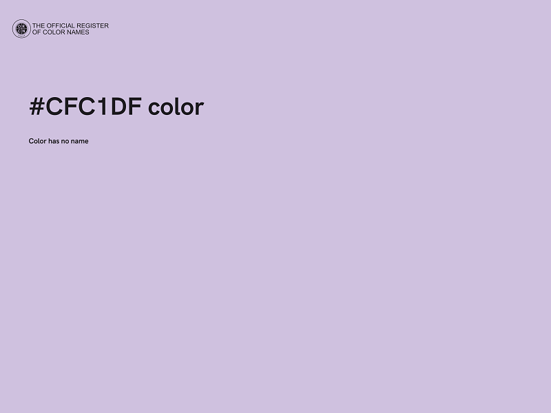 #CFC1DF color image