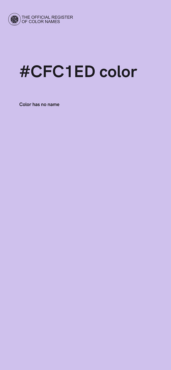 #CFC1ED color image