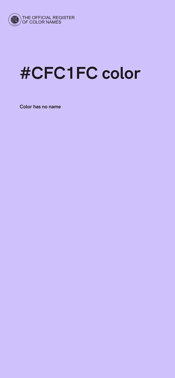 #CFC1FC color image