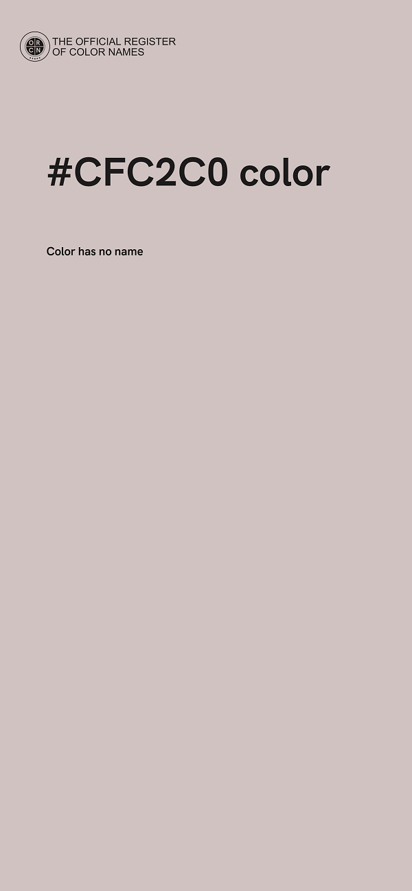 #CFC2C0 color image