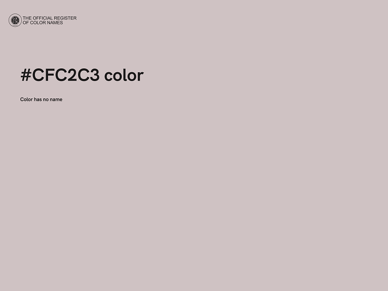 #CFC2C3 color image