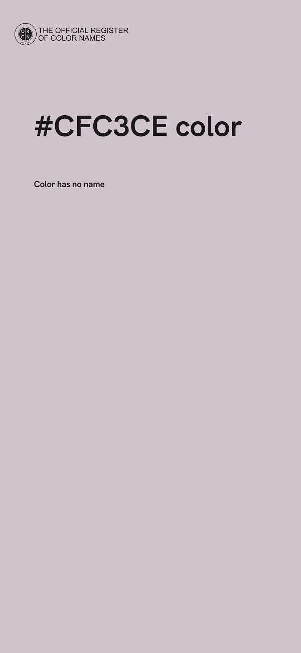 #CFC3CE color image