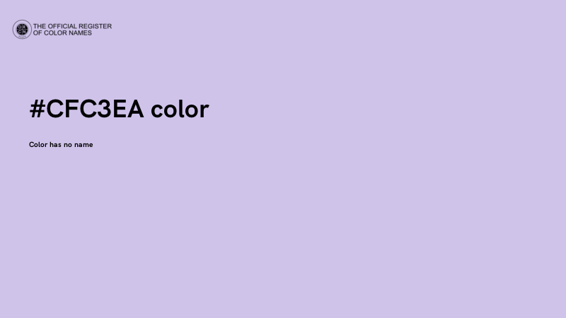 #CFC3EA color image