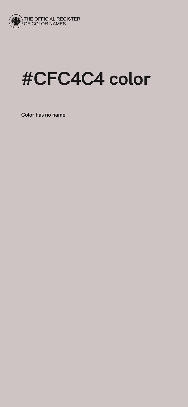 #CFC4C4 color image