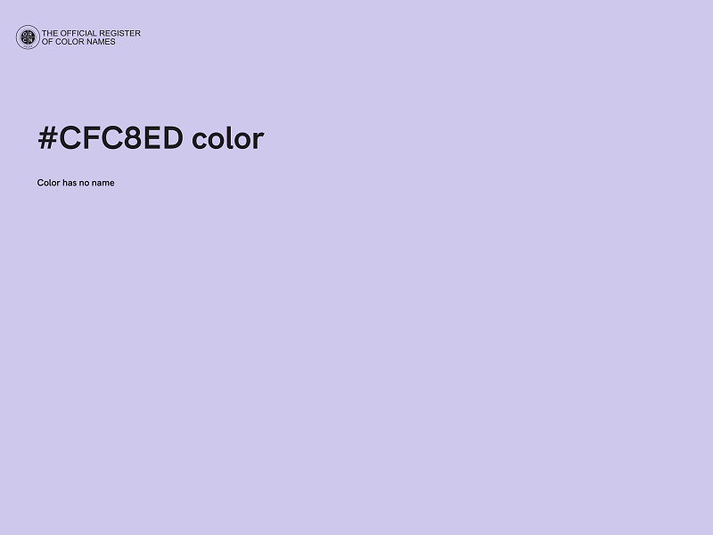 #CFC8ED color image