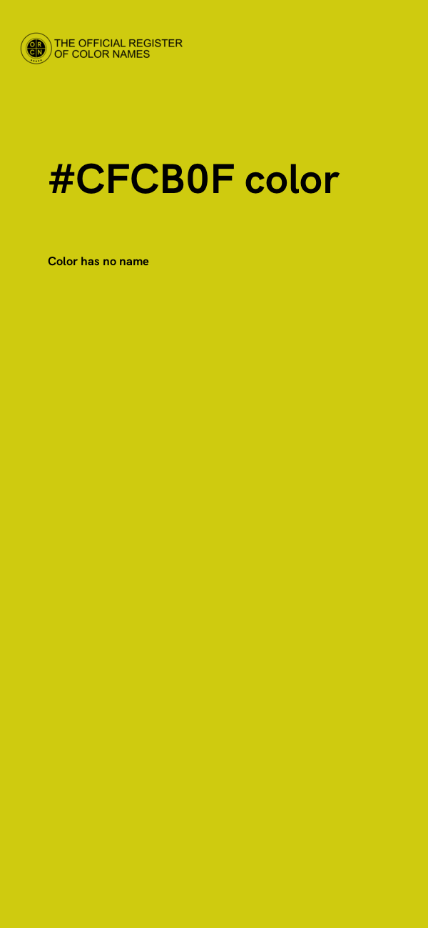 #CFCB0F color image