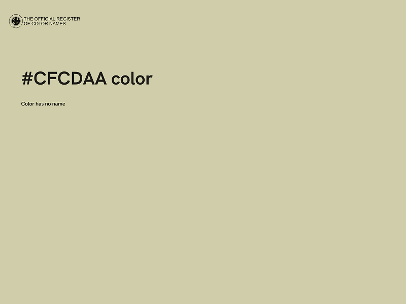 #CFCDAA color image