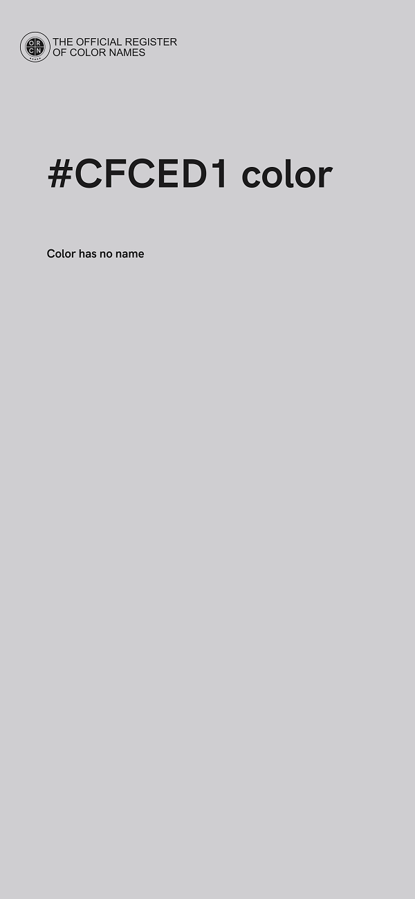 #CFCED1 color image