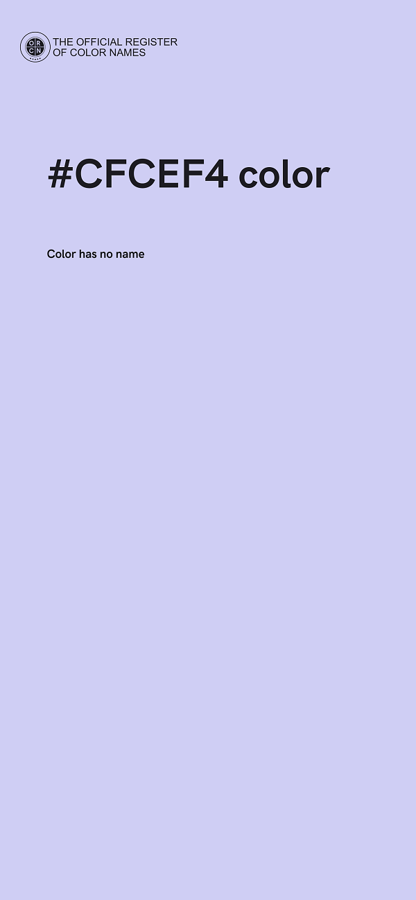 #CFCEF4 color image