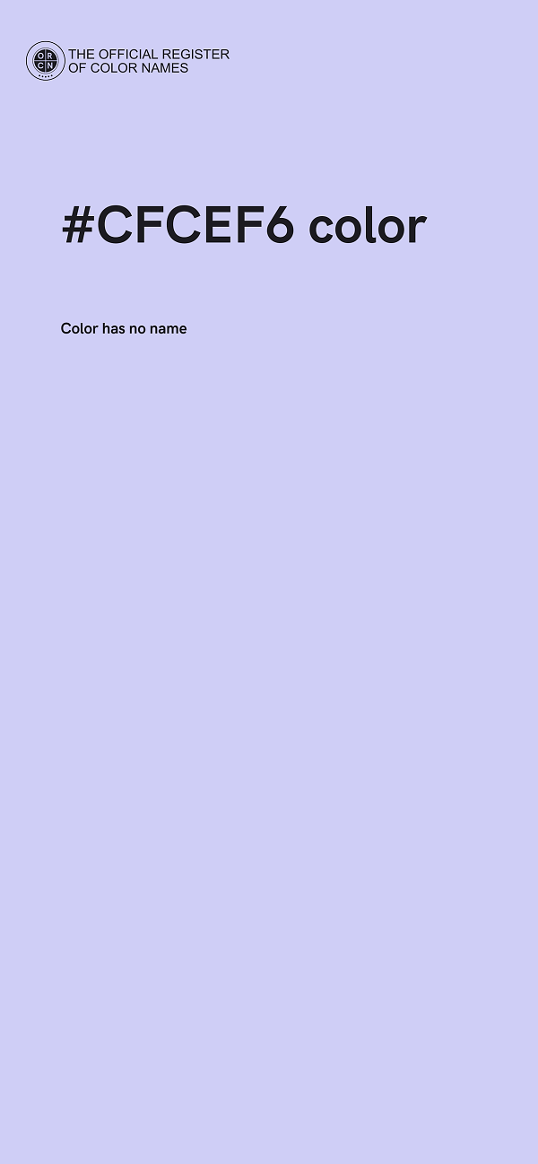 #CFCEF6 color image