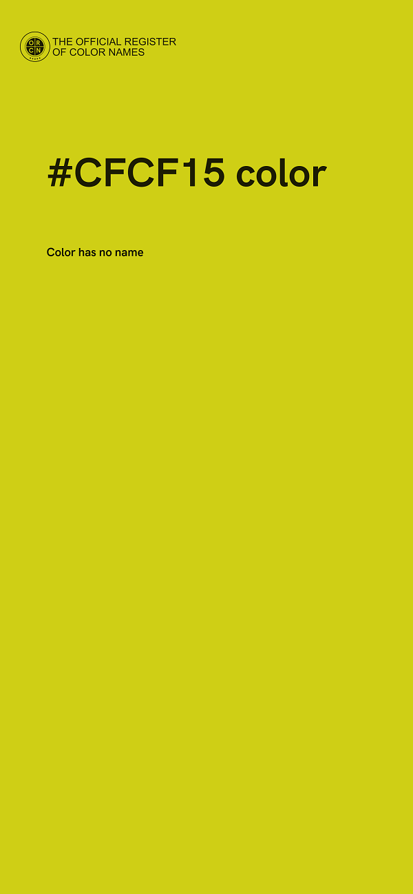 #CFCF15 color image