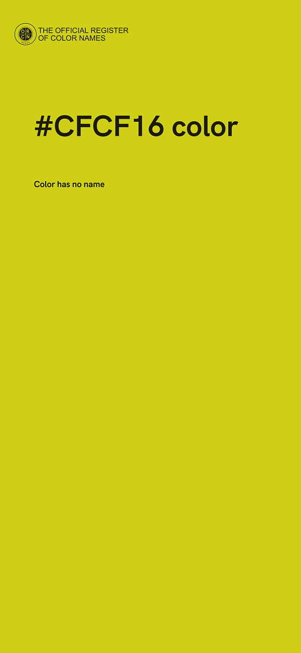 #CFCF16 color image