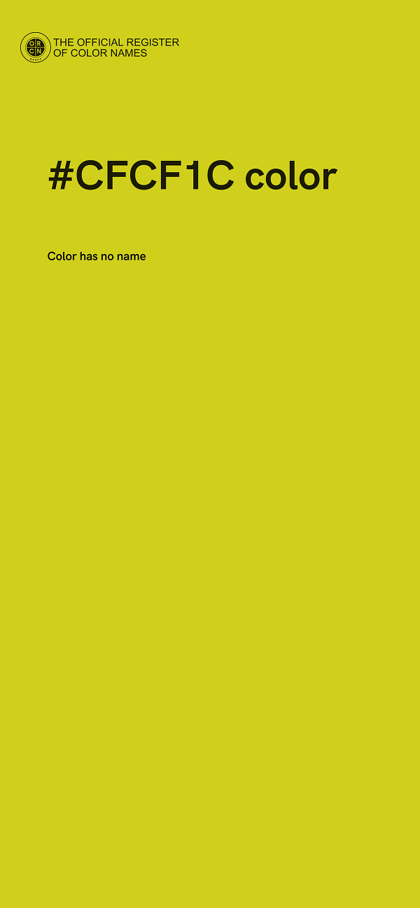 #CFCF1C color image