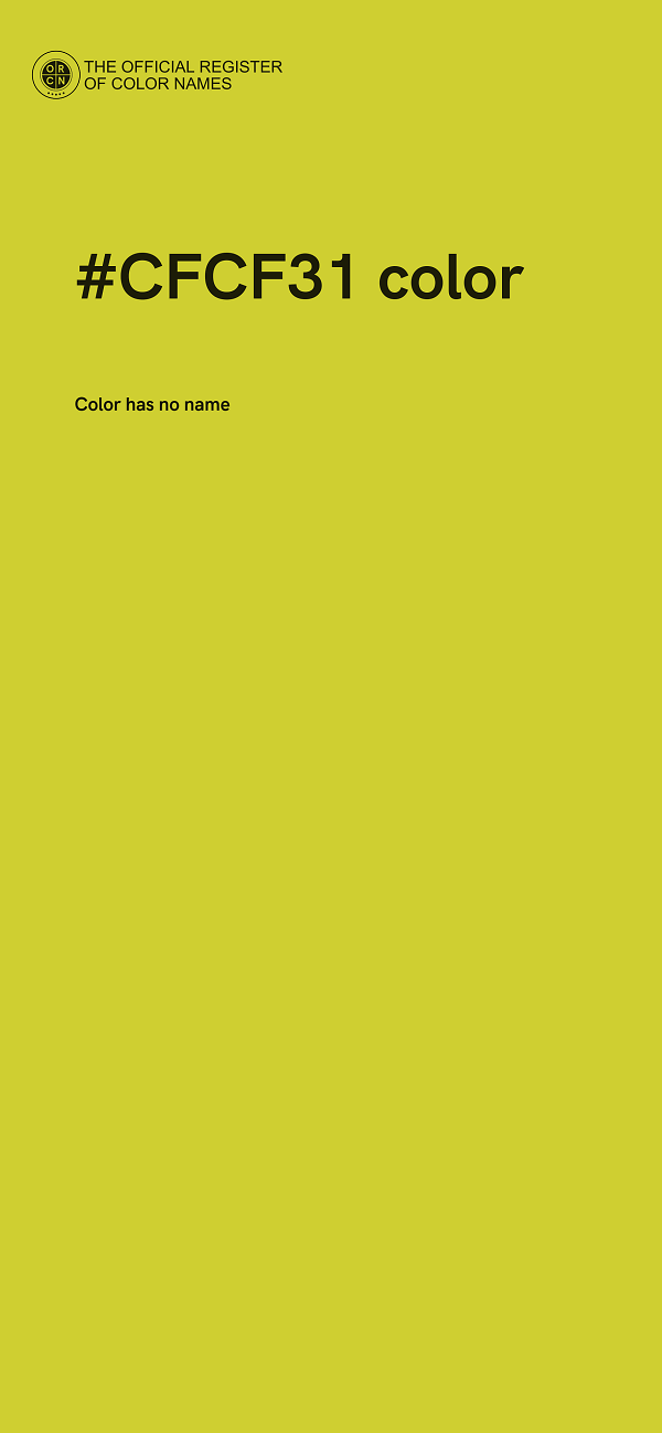#CFCF31 color image