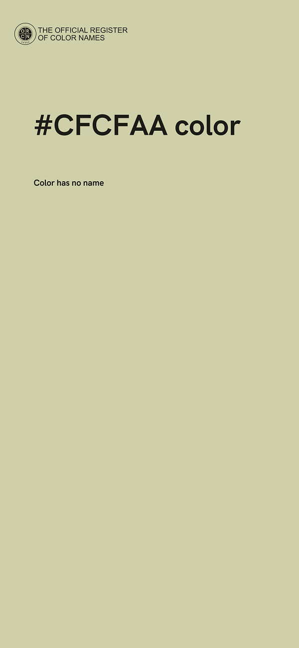 #CFCFAA color image