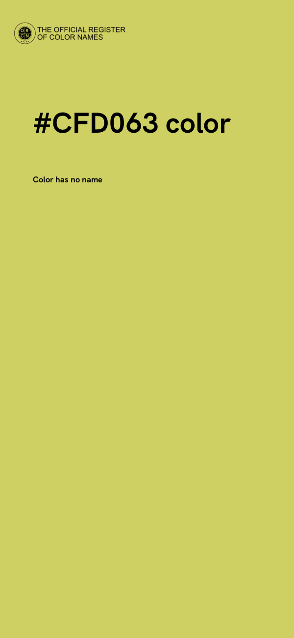 #CFD063 color image
