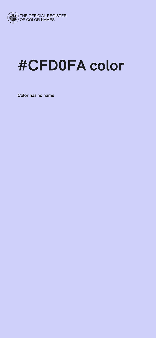 #CFD0FA color image