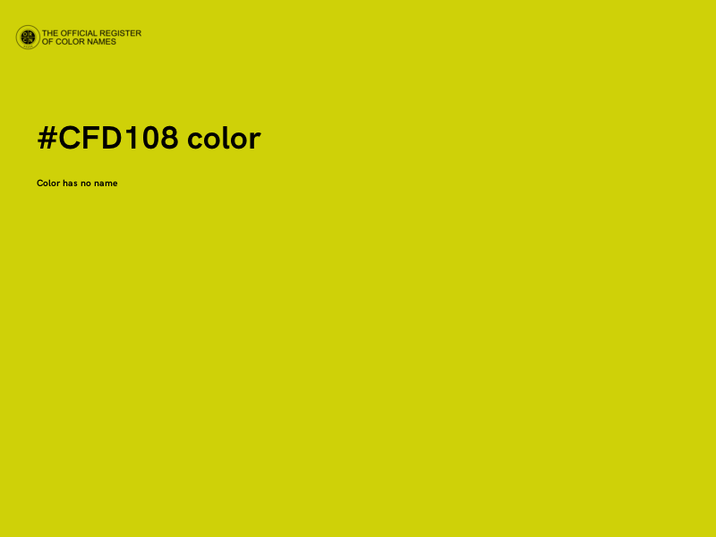 #CFD108 color image