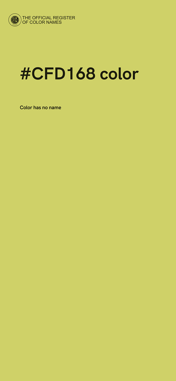 #CFD168 color image