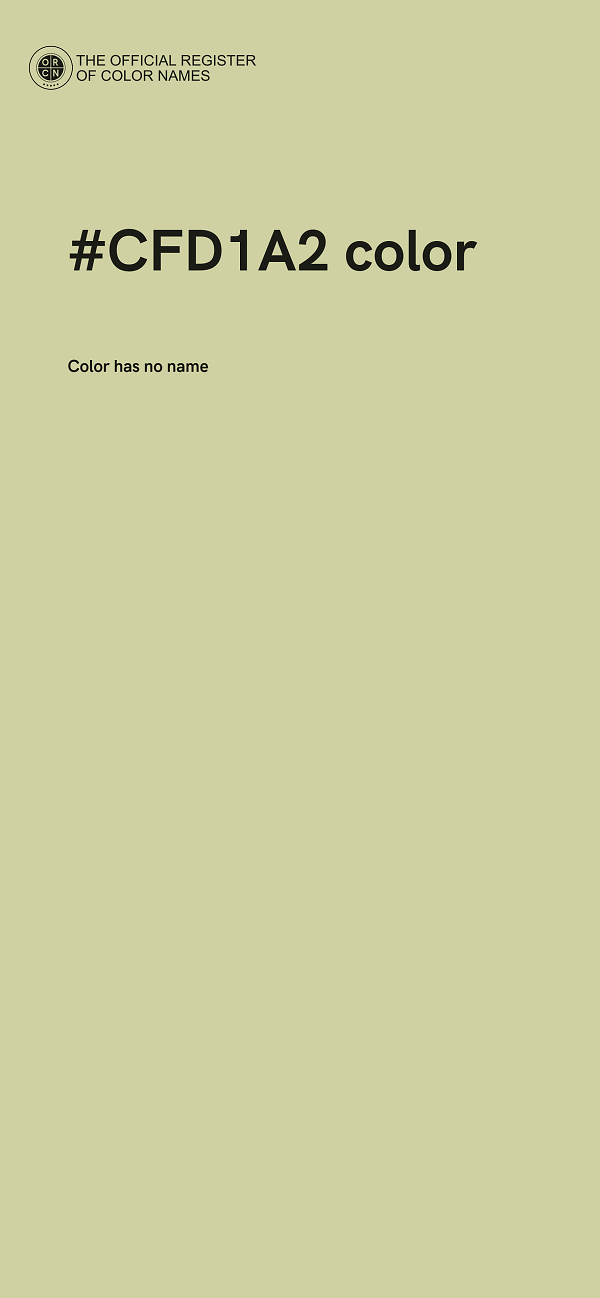 #CFD1A2 color image