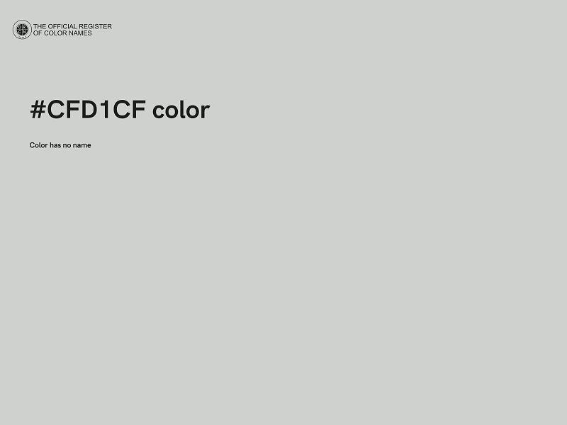 #CFD1CF color image