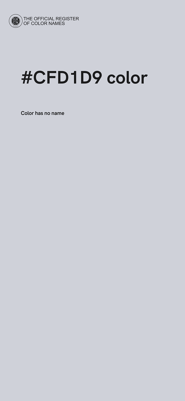 #CFD1D9 color image