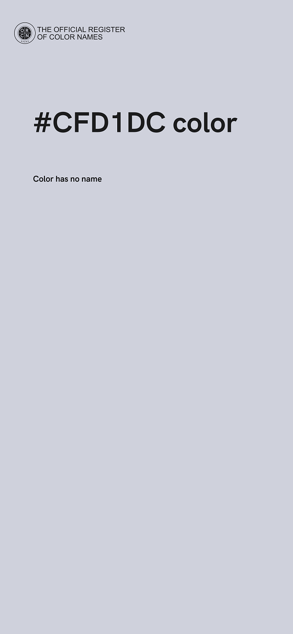 #CFD1DC color image