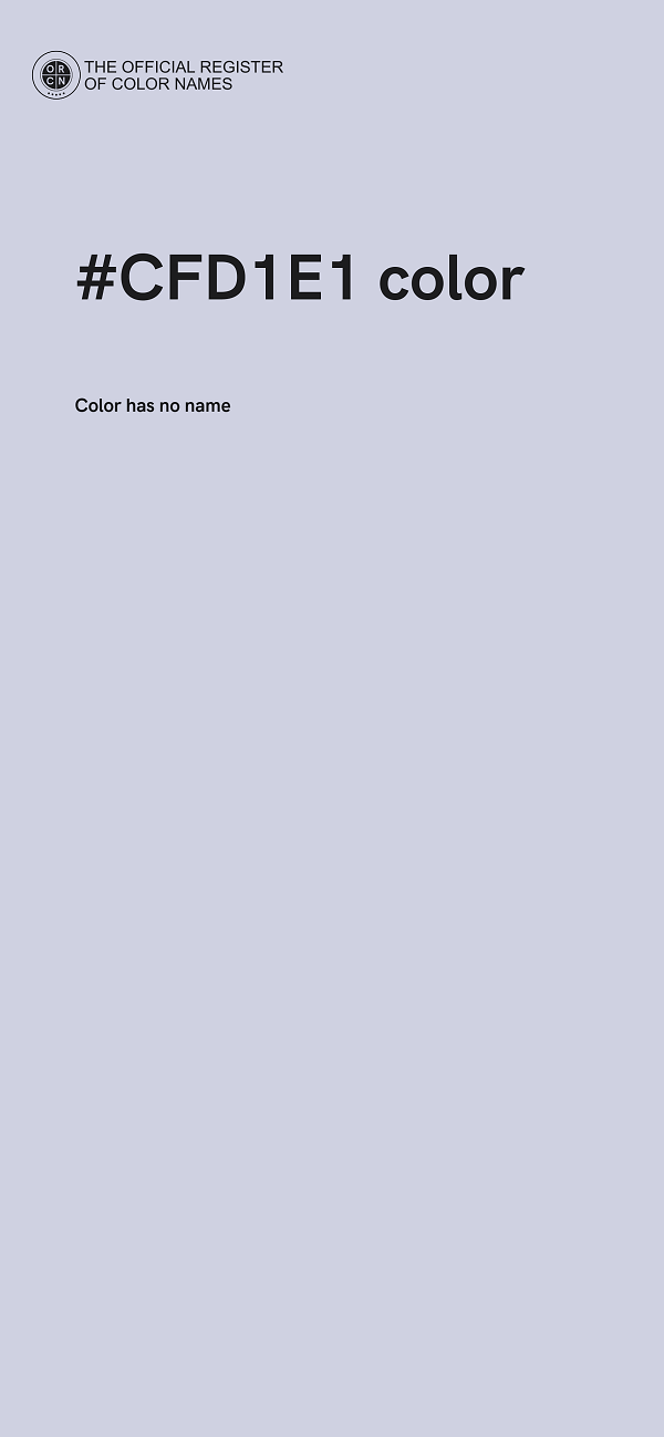 #CFD1E1 color image