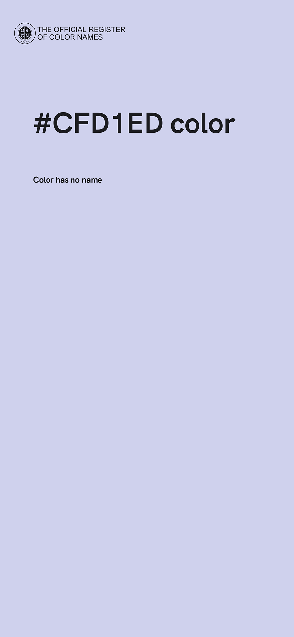 #CFD1ED color image