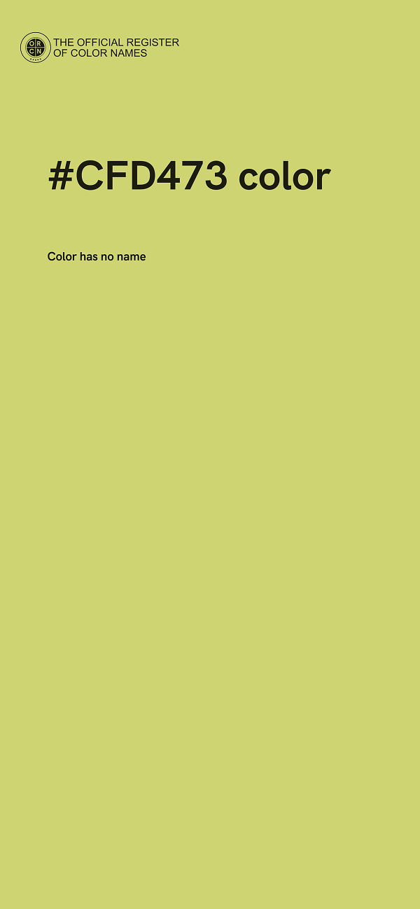 #CFD473 color image