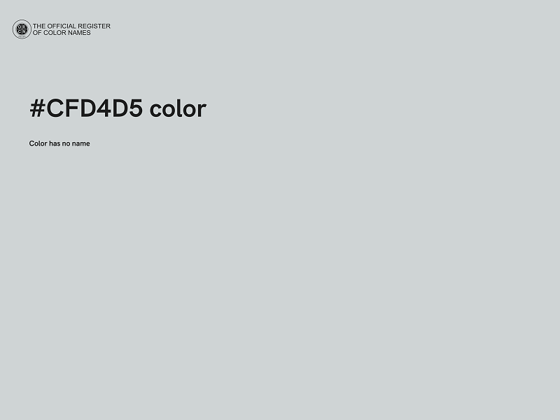 #CFD4D5 color image