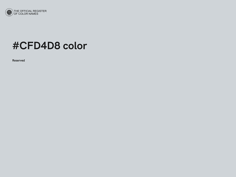 #CFD4D8 color image