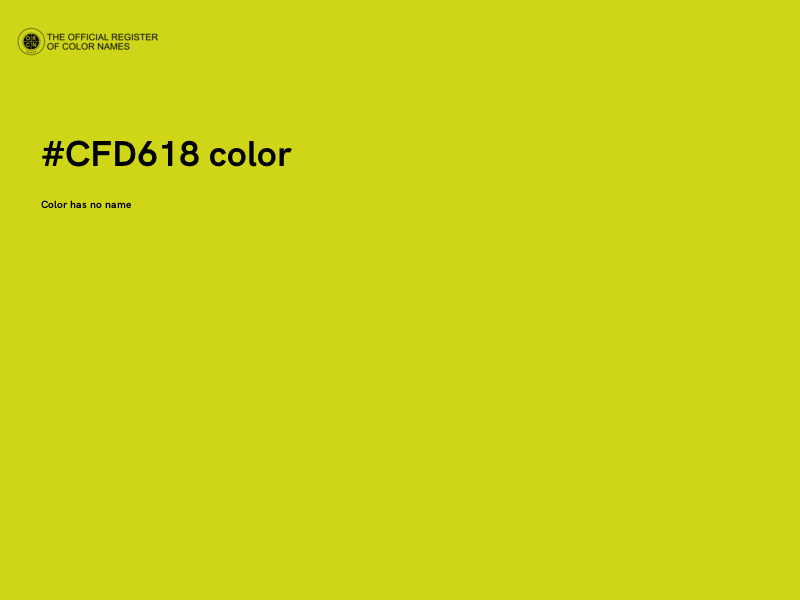 #CFD618 color image
